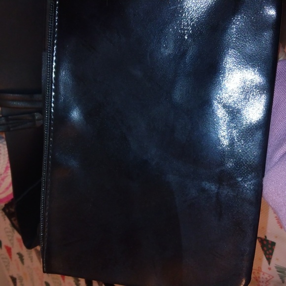 Victoria Secret black tote bag+ black and sequin festive cosmetic bag New - Picture 5 of 17